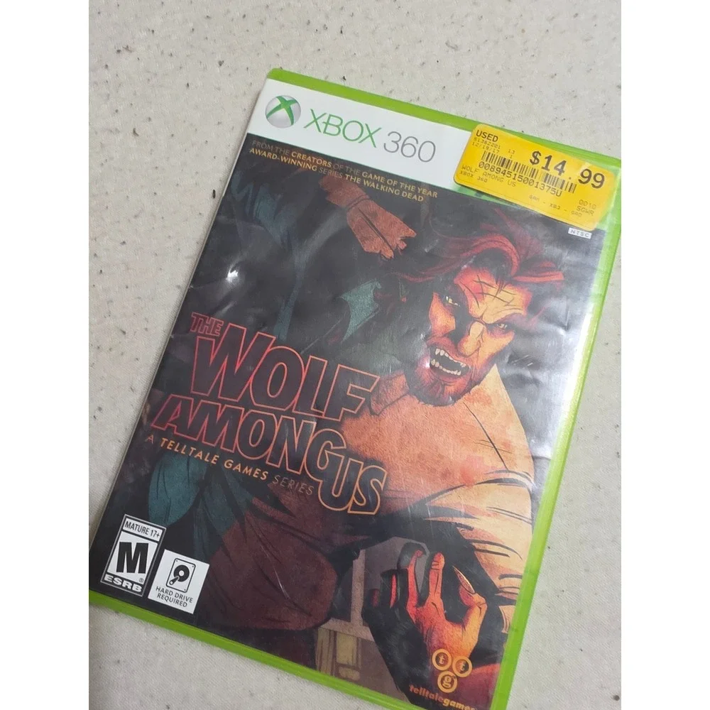 The Wolf Among Us Telltale Games Series Xbox 360 Video Game Fables Noir Thriller